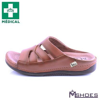 Sandale Médical Pour Homme - Tabac