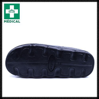 Sabot Médical Cuir - Noir