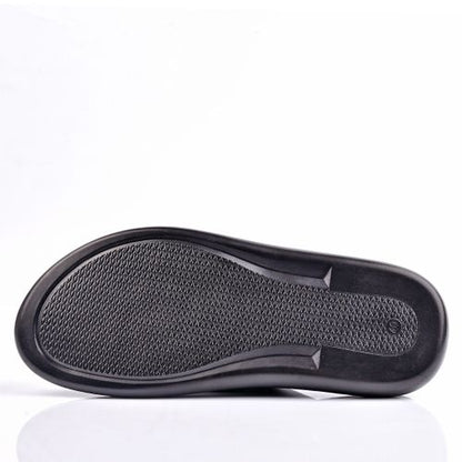 Sandale Homme Cuir -Marron