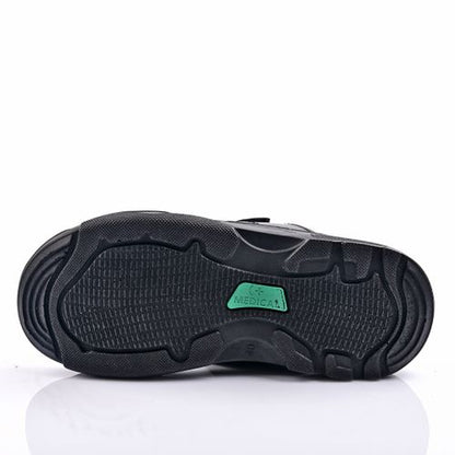 Sandale Homme Cuir- Noir