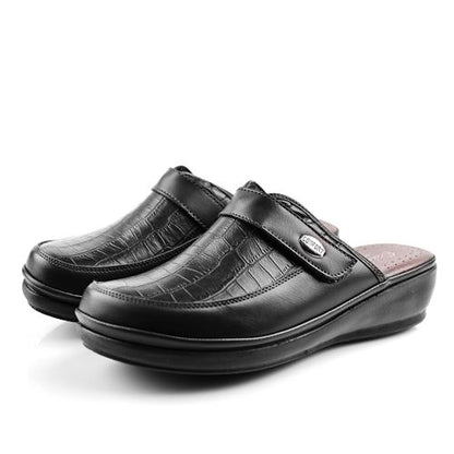 Sabots Médical Cuir Pour Femme - Noir