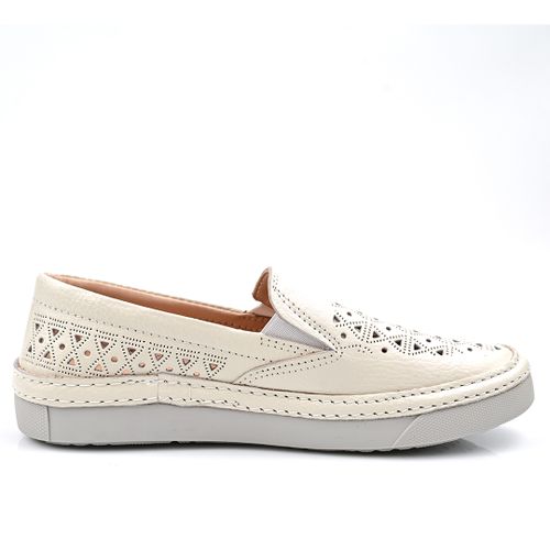 Chaussure Homme Médical En Cuir - Beige