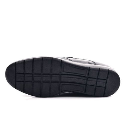 Chaussure En Cuir Pour Homme  Noir