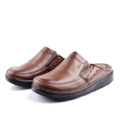 Sabot Médical Cuir- Marron