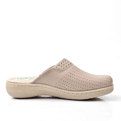 Sabots Médical,Sabot Cuir,Sabot Femme - Beige