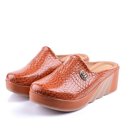 Sabot Femme,à Talon compensé - Sabler