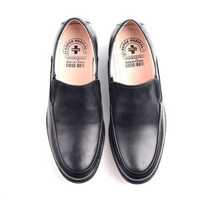 Chaussure En Cuir Pour Homme  Noir