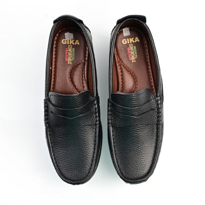 Chaussure Homme Médical En Cuir - Noir