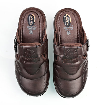 Sabot Médical Cuir Pour Homme - Marron