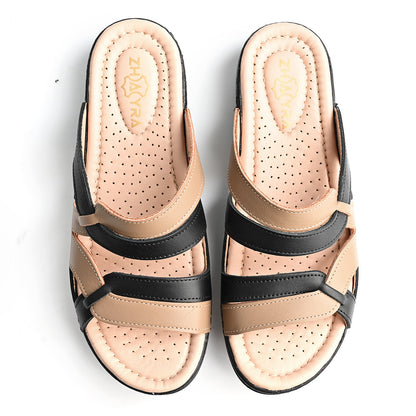 Sandale Médical Femme - Sabler/Noir