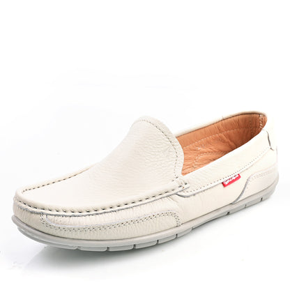 Chaussure Homme Médical En Cuir - Beige