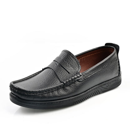 Chaussure Homme Médical En Cuir - Noir