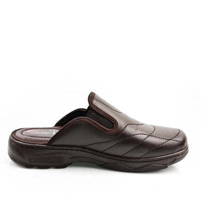 Sabot Médical Cuir Pour Homme - Marron