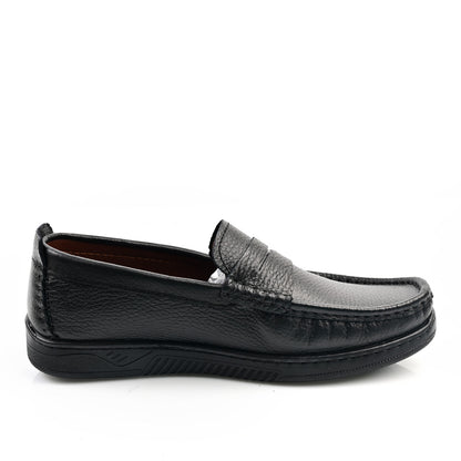 Chaussure Homme Médical En Cuir - Noir