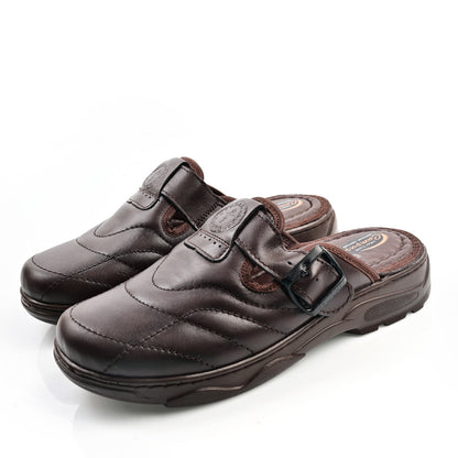 Sabot Médical Cuir Pour Homme - Marron