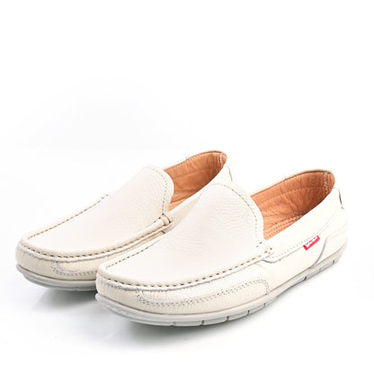 Chaussure Homme Médical En Cuir - Beige