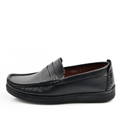 Chaussure Homme Médical En Cuir - Noir