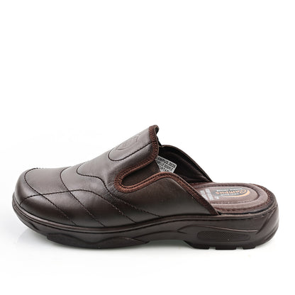 Sabot Médical Cuir Pour Homme - Marron