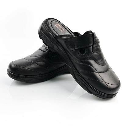 Sabot Médical Cuir Pour Homme - Noir