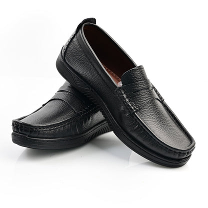 Chaussure Homme Médical En Cuir - Noir