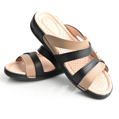 Sandale Médical Femme - Sabler/Noir