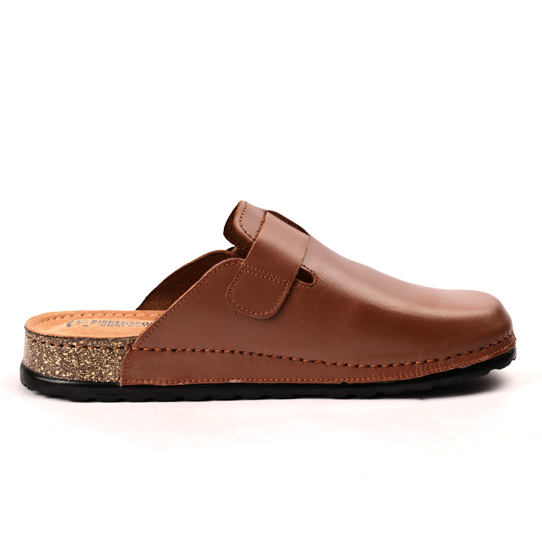Sabot Medical Homme Vrai Cuir - Sablé
