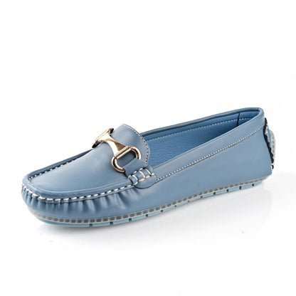 Mocassin Femme - Bleu