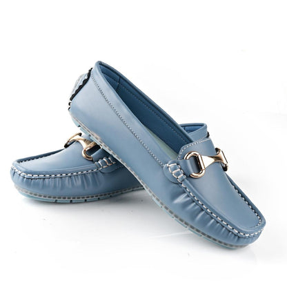 Mocassin Femme - Bleu