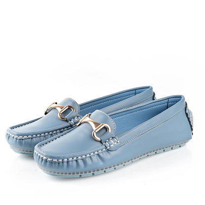 Mocassin Femme - Bleu